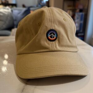 Patagonia Tan Baseball Cap with Embroidered Logo